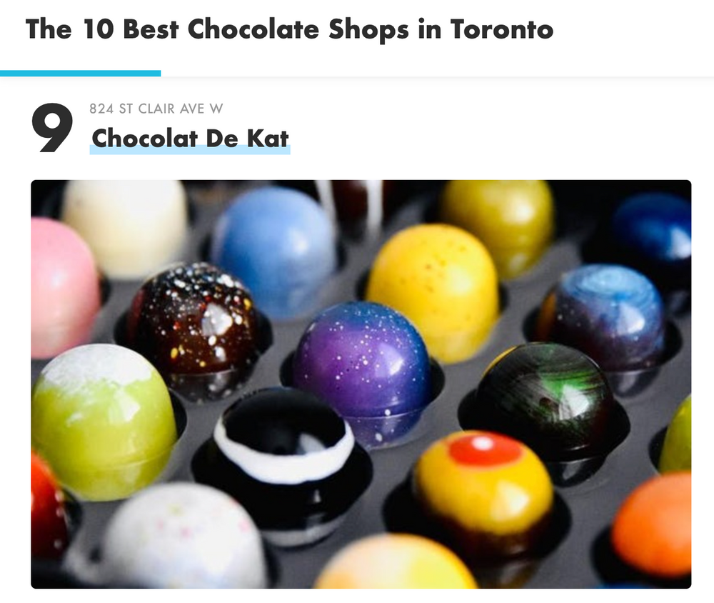 The 10 Best Chocolate Shops in Toronto - Taste Toronto