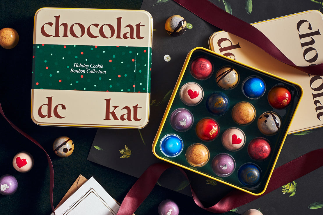 Holiday "Cookie Tin" Bonbon Collection